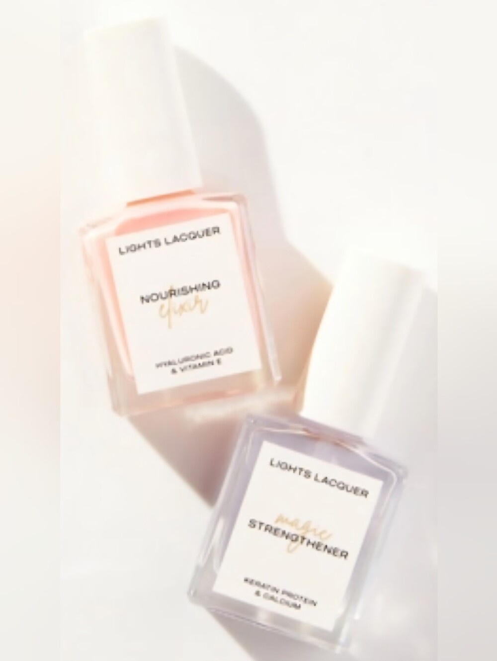 Lights Lacquer Nail Duo - Magic Strenghtener & Nourishing Elixir